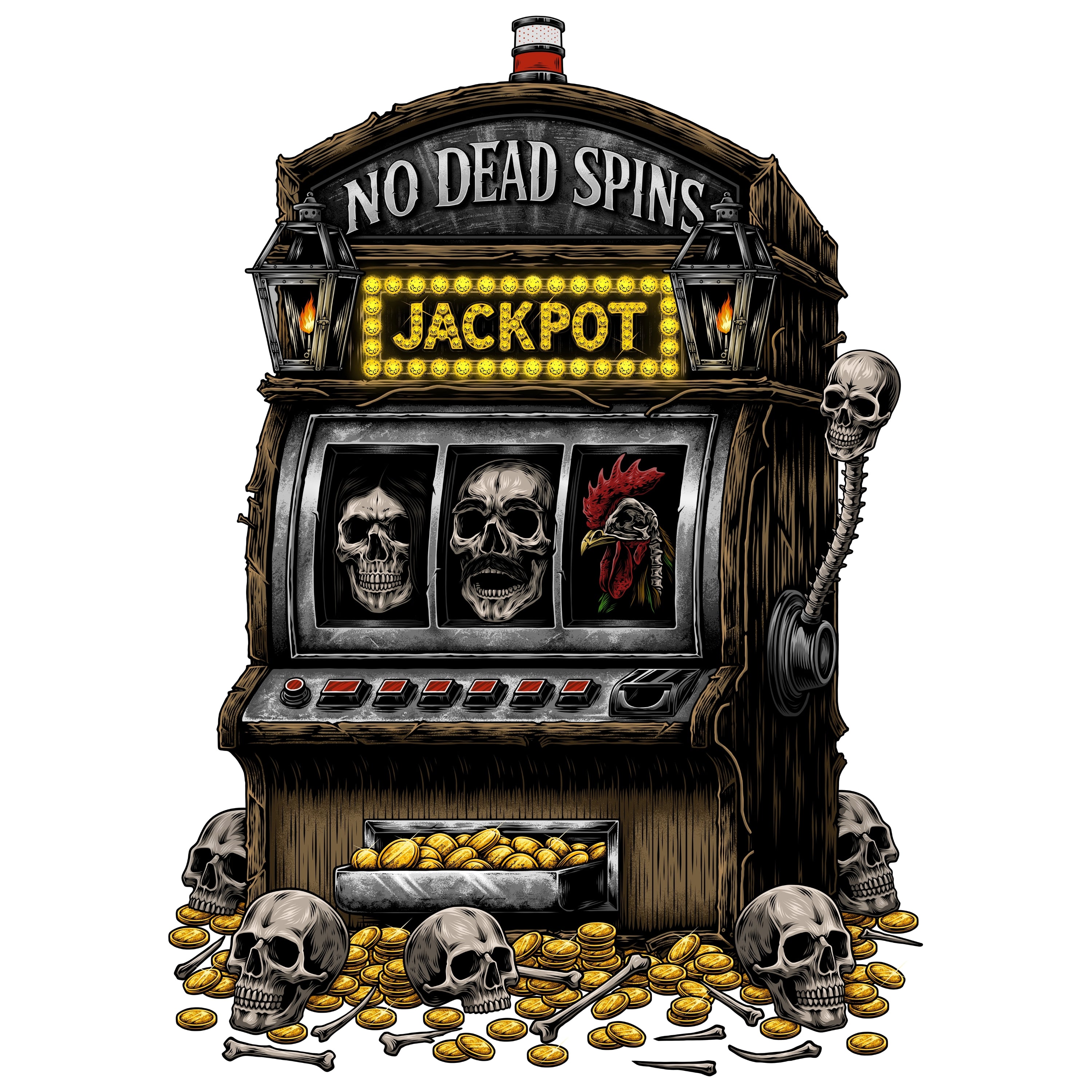 No Dead Spins T-Shirt - MEN'S (Oversized)